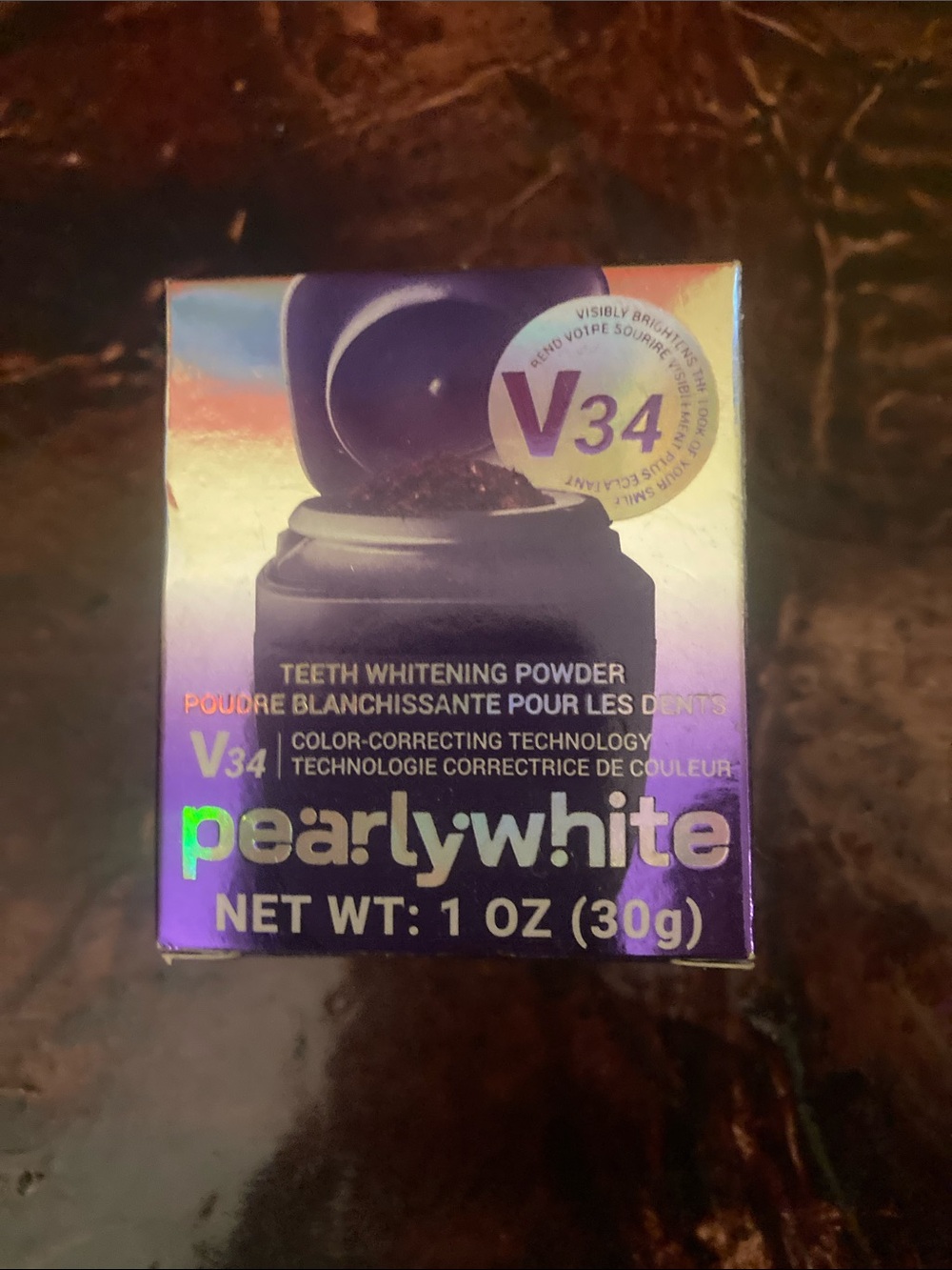 V34 Teeth Whitening Powder — Purple